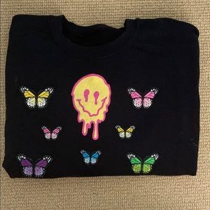 Custom patched sweatshirt